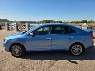2015 Skoda Rapid I, голубой, 1190000 рублей, вид 3