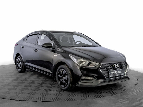 2017 Hyundai Solaris II, чёрный - вид 2