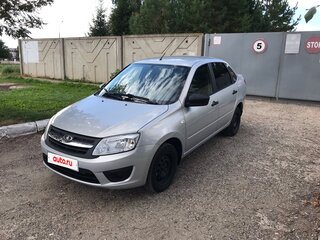 2017 Lada (ВАЗ) Granta I, серебристый, 590000 рублей, вид 2