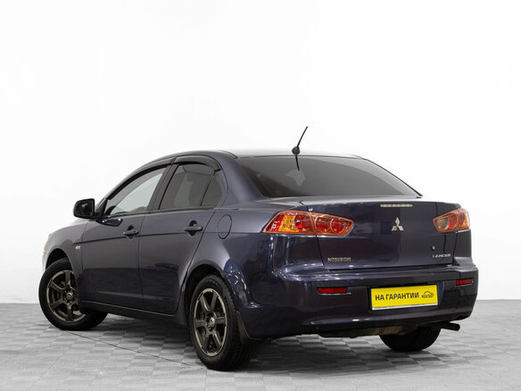2007 Mitsubishi Lancer X, синий - вид 5