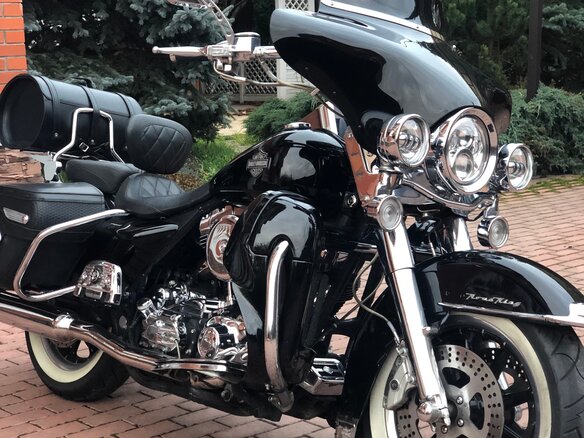 2002 Harley-Davidson Road King, чёрный