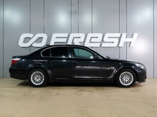 2009 BMW 5 серии 520i V (E60/E61) Рестайлинг, чёрный, 749000 рублей, вид 5