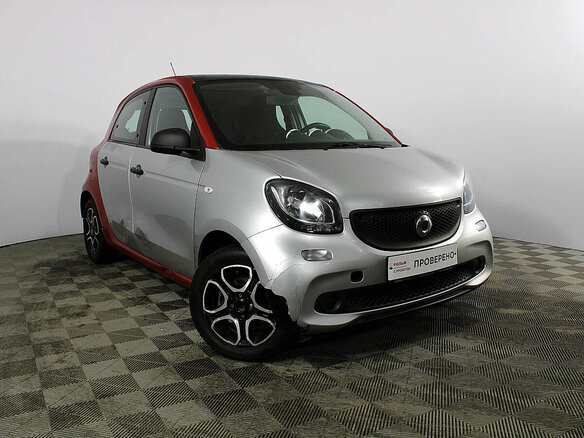 2016 Smart Forfour II, серебристый - вид 1