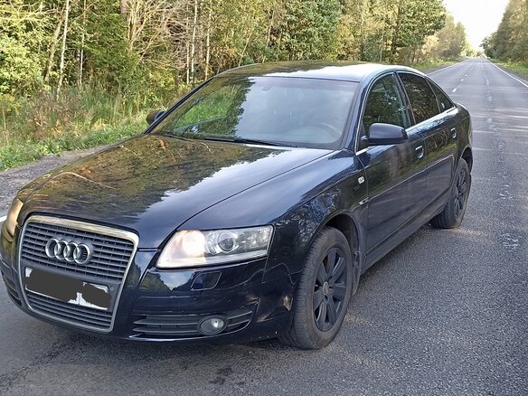 2007 Audi A6 III (C6), синий - вид 5