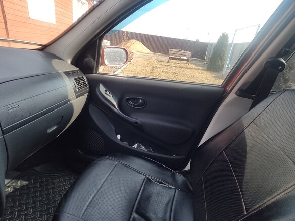 2008 Fiat Albea I Рестайлинг, красный, 245000 рублей - вид 6