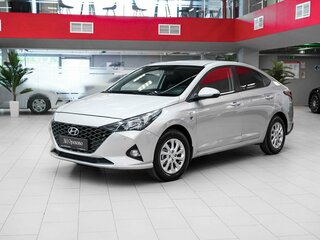 2021 Hyundai Solaris II Рестайлинг, серебристый, 1090000 рублей, вид 5