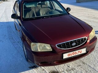 2007 Hyundai Accent ТагАЗ II, красный, 410000 рублей, вид 1