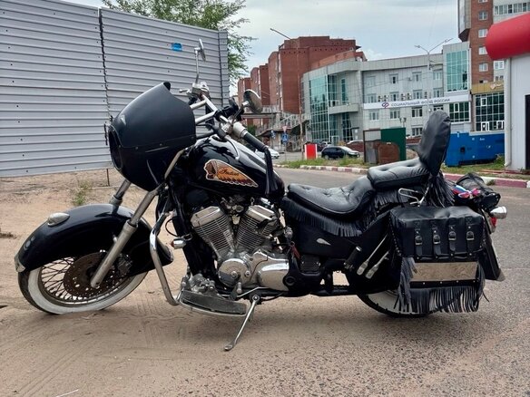 1997 Honda Steed 400, чёрный, 285000 рублей
