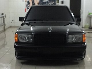 1984 Mercedes-Benz 190 (W201), чёрный, 1100000 рублей, вид 1