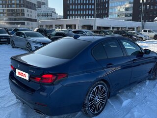 2021 BMW 5 серии 530i xDrive VII (G30/G31/G38) Рестайлинг, синий, 4399000 рублей, вид 3