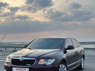 2009 Skoda Superb II, пурпурный, 950000 рублей, вид 1