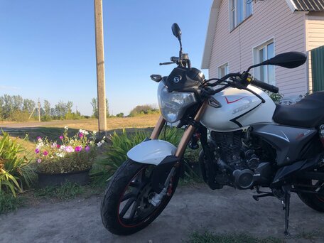 2013 Stels Flame 200, белый, 115000 рублей, вид 2