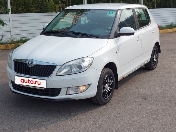 2013 Skoda Fabia II Рестайлинг, белый