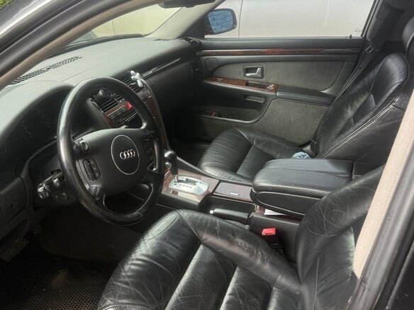 2002 Audi A8 Long I (D2) Рестайлинг, чёрный, 1170000 рублей - вид 5