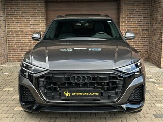 2023 Audi Q8 55 TFSI I (4M) Рестайлинг, серый, 7500000 рублей, вид 2