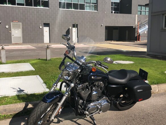 2014 Harley-Davidson Sportster 1200, синий, 860000 рублей - вид 12