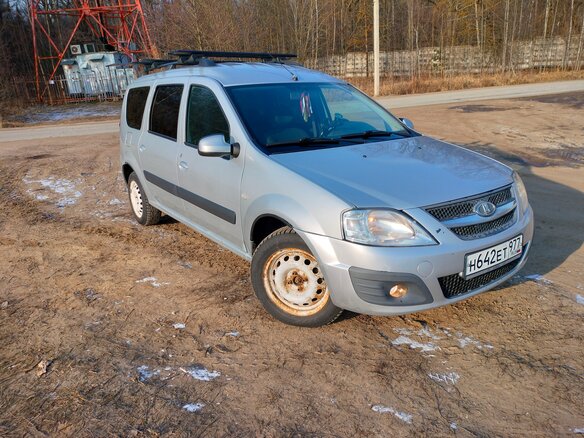 2014 Lada (ВАЗ) Largus I, серебристый, 980000 рублей - вид 3