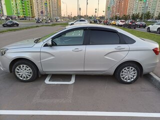 2018 Lada (ВАЗ) Vesta I, серебристый, 850000 рублей, вид 4