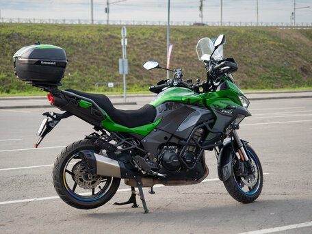2019 Kawasaki Versys 1000, зелёный, 1350000 рублей, вид 1