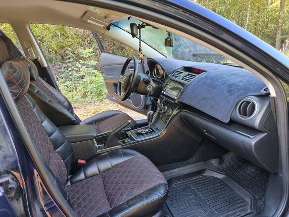 2008 Mazda 6 II (GH), синий, 1170000 рублей - вид 10