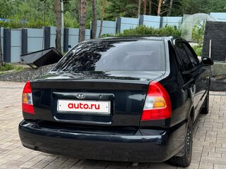 2008 Hyundai Accent ТагАЗ II, чёрный, 330000 рублей, вид 4