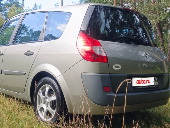 2007 Renault Scenic Grand II Рестайлинг, серый, 650000 рублей - вид 4