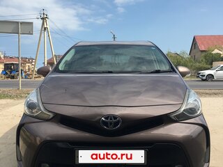 2016 Toyota Prius Alpha I (ZVW40/41) Рестайлинг, коричневый, 1600000 рублей, вид 1