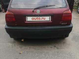 1992 Volkswagen Golf III, красный, 290000 рублей, вид 3