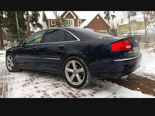 2005 Audi A8 Long II (D3) Рестайлинг, синий, 1450000 рублей, вид 3