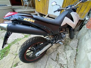 2004 KTM 640 Duke, белый, 300000 рублей, вид 3