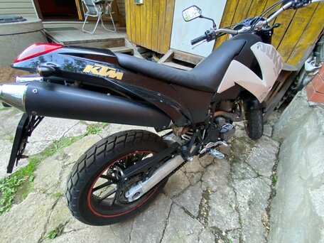 2004 KTM 640 Duke, белый, 300000 рублей, вид 3