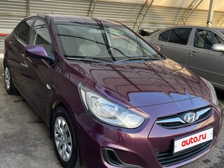 2011 Hyundai Solaris I, фиолетовый, 800000 рублей, вид 5
