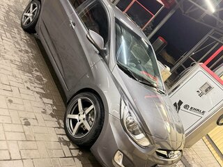 2012 Hyundai Solaris I, серый, 730000 рублей, вид 1