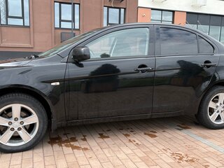 2008 Mitsubishi Lancer X, чёрный, 630000 рублей, вид 4