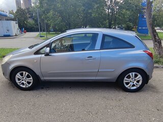 2007 Opel Corsa D, серебристый, 430000 рублей, вид 3