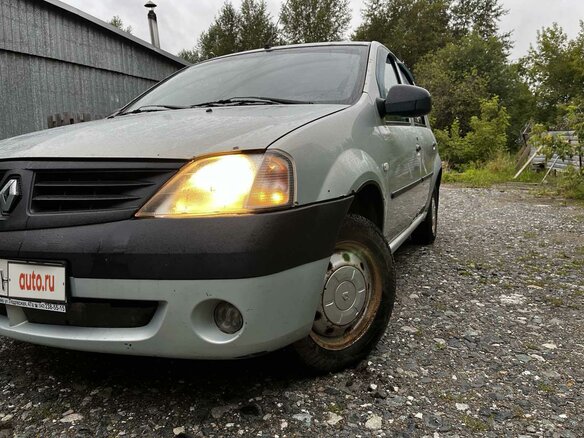 2007 Renault Logan I, серый, 350000 рублей - вид 7