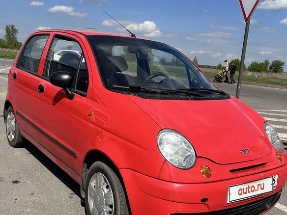 2007 Daewoo Matiz I Рестайлинг, красный, 350000 рублей - вид 2