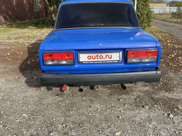 2005 Lada (ВАЗ) 2107, синий, 85000 рублей - вид 1
