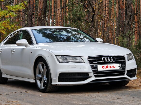 2012 Audi A7 I (4G), белый, 1890000 рублей