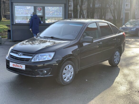 2015 Lada (ВАЗ) Granta I, чёрный
