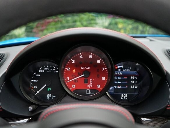 2025 Porsche Cayman GTS 4.0 III 718 (982), синий - вид 12