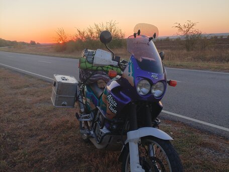 1996 Honda XRV 750 Africa Twin, зелёный, 530000 рублей, вид 4