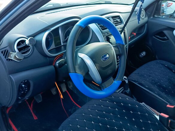 2014 Datsun on-DO I, синий, 400000 рублей - вид 12