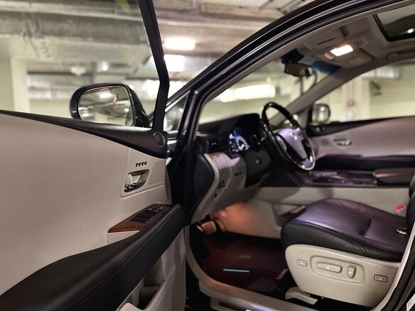 2010 Lexus RX 350 III, чёрный - вид 3