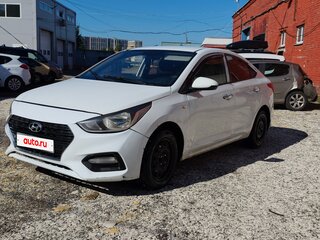 2018 Hyundai Solaris II, белый, 531000 рублей, вид 1