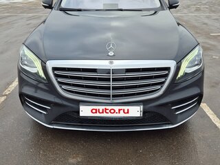 2019 Mercedes-Benz S-Класс 350 d Long VI (W222, C217) Рестайлинг, чёрный, 5600000 рублей, вид 2