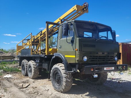 1987 КамАЗ Буровая установка, зелёный, 5000000 рублей, вид 1