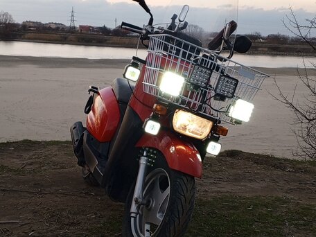 2015 Yamaha Gear, красный, 165000 рублей, вид 1