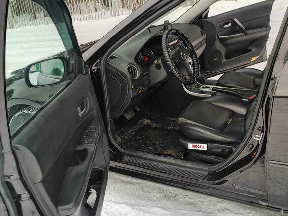 2007 Mazda 6 I (GG) Рестайлинг, чёрный, 850000 рублей - вид 5