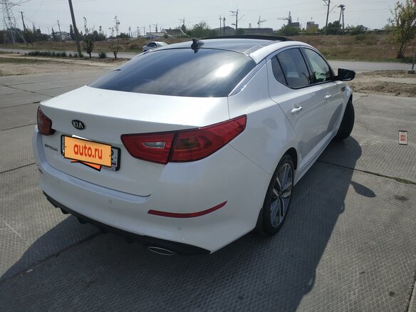 2015 Kia Optima III Рестайлинг, белый, 1860000 рублей - вид 7